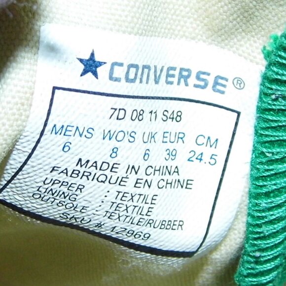 CONVERSE Chuck Taylor All Star OX  Sneakers Womens Size 8 - Picture 7 of 7